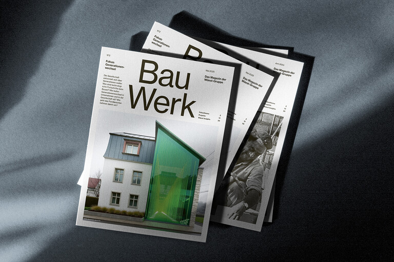 Zum 125 Jahre-Jubiläum der Wüest AG erschien die erste Ausgabe des Magazins. Die weiteren Ausgaben folgen in unregelmässigen Abständen. Es beinhaltet spannende Themen aus verschiedenen Perspektiven.
