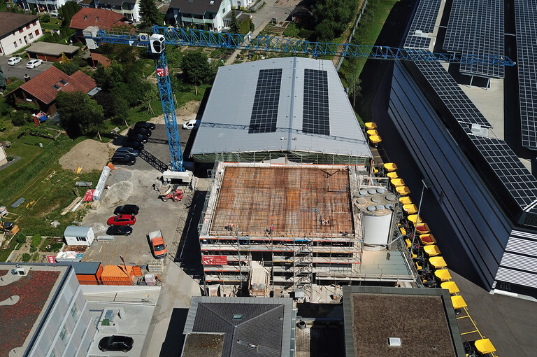Erweiterung und Neubau Schreinerei Kaufmann Altishofen.