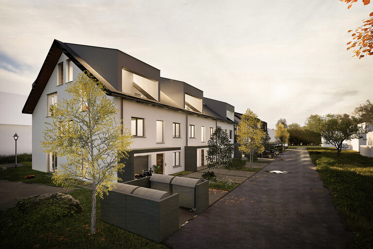 Zwei stilvolle Mehrfamilienhäuser mit insgesamt zehn hochwertigen 4 ½- und 5 ½-Zimmer-Maisonettewohnungen. Diese exklusiven Wohneinheiten vereinen modernes Design, hohen Komfort und ein durchdachtes Konzept, das sich perfekt eignet für Familien, Paare und alle, die das Besondere suchen.