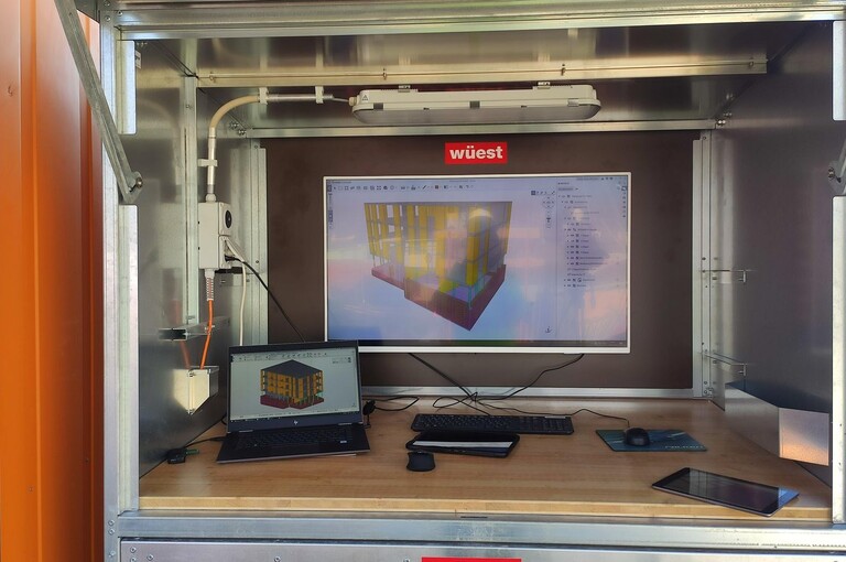 Bauen Baustelle Filmset