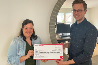 Herzliche Gratulation der Gewinnerin!