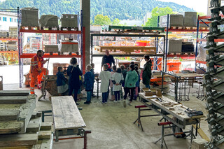 Schüler erleben den Maurerberuf