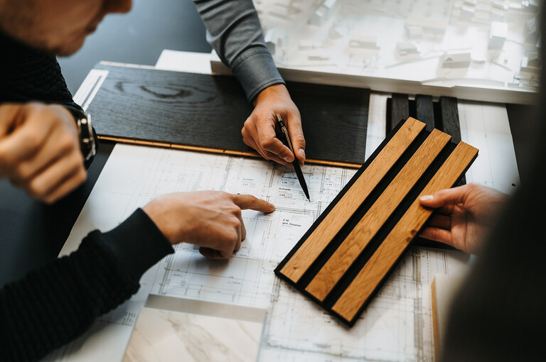 Planen - Architekt-Materialisierung 2