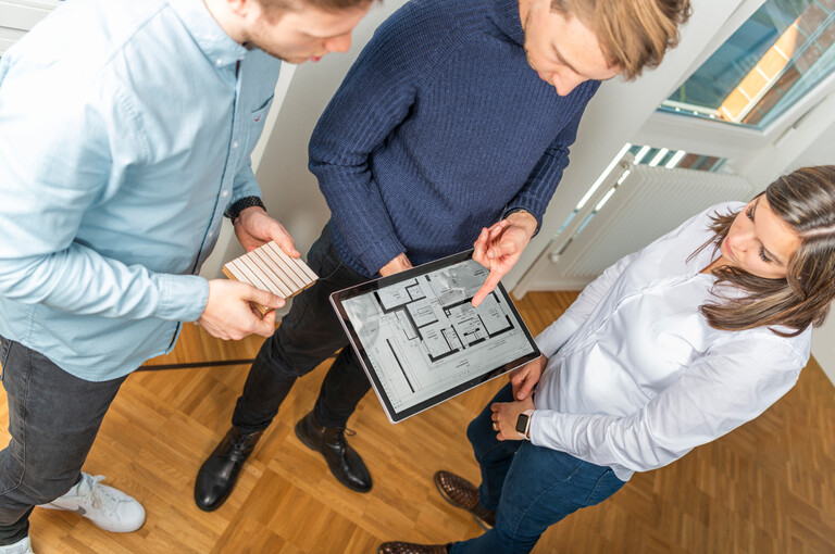 Planen - Besprechung-Materialisierung