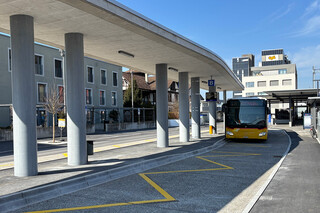 Bushub Bahnhof Nebikon in Betrieb genommen