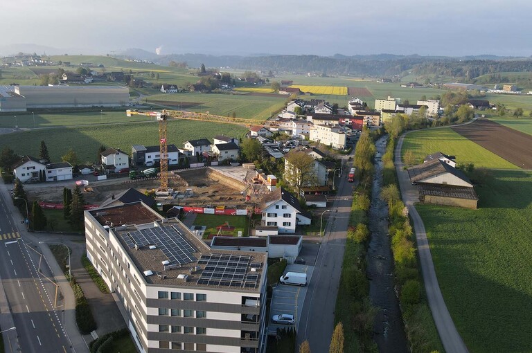 Wohnueberbauung Vorstatt Nebikon Baustart2