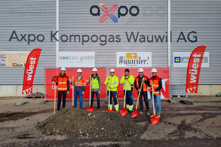 Spatenstich Erweiterungsbau Axpo Wauwil